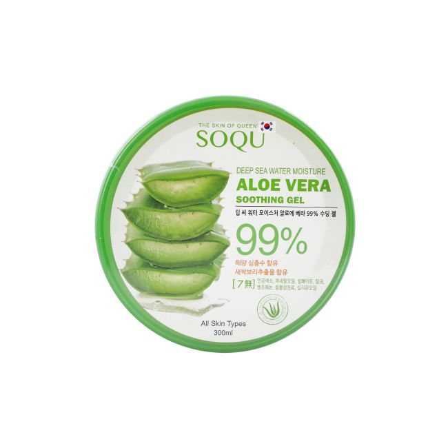 SOQU ALOE VERA SOOTHING veido ir kūno želė, 300 ml