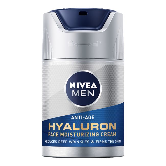 NIVEA MEN ANTI-AGE HYALURON drėkinamasis veido kremas, 50 ml