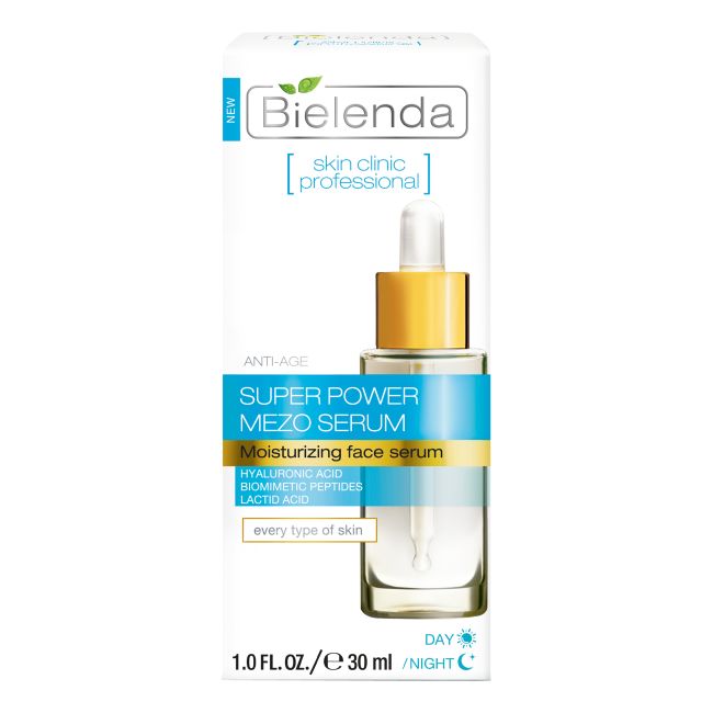 BIELENDA SKIN CLINIC PROFESSIONAL MOISTURIZING veido serumas, 30 ml