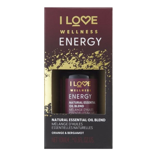 I LOVE WELLNESS ENERGY natūralių eterinių aliejų derinys, 10 ml