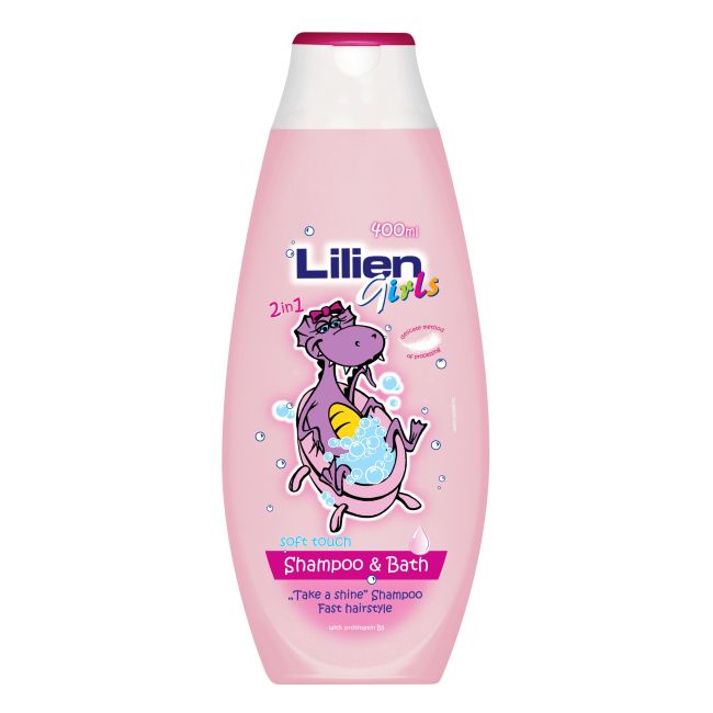 LILIEN GIRLS plaukų šampūnas ir vonios putos, 400 ml