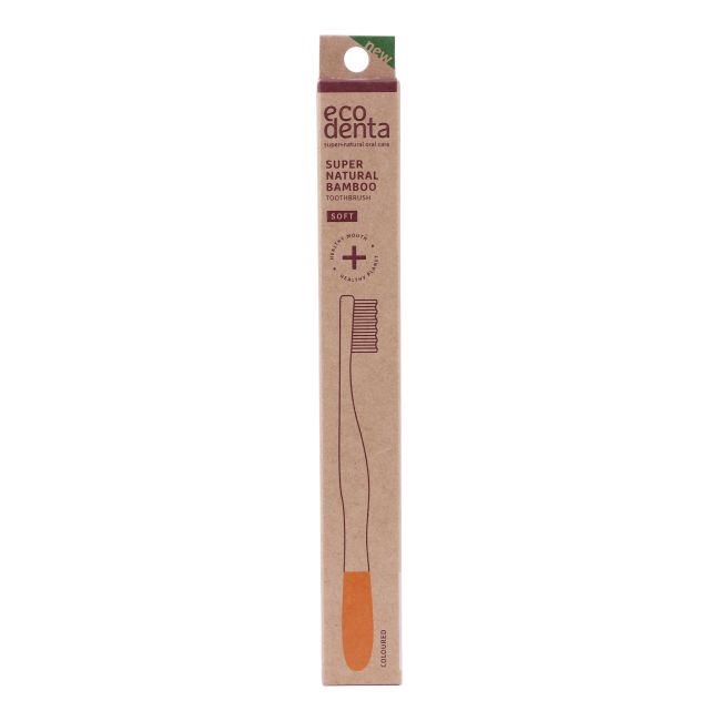 ECODENTA SUPER NATURAL BAMBOO SOFT dantų šepetėlis