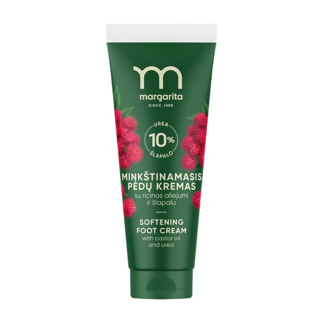 MARGARITA minkštinamasis pėdų kremas, 75 ml