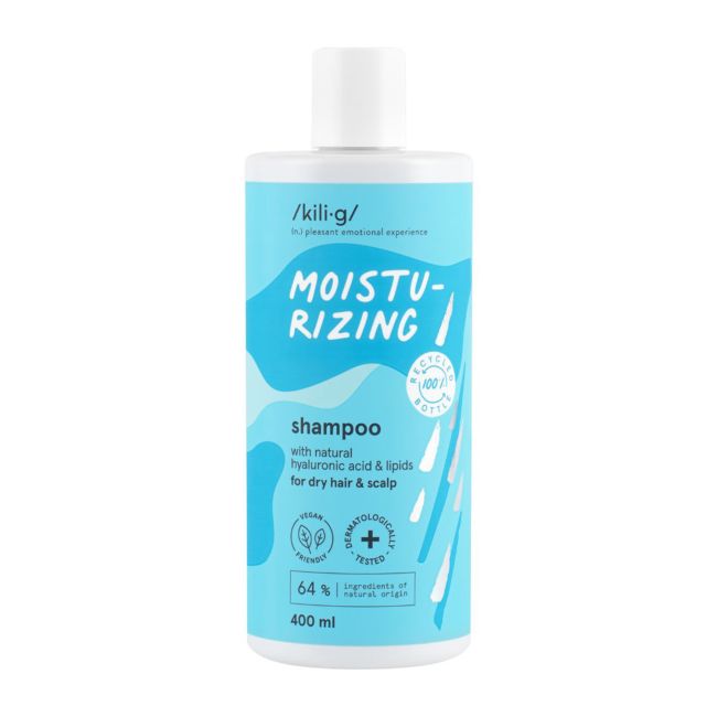 KILIG MOISTURIZING plaukų šampūnas, 400 ml