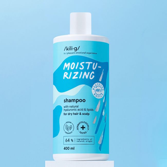 KILIG MOISTURIZING plaukų šampūnas, 400 ml