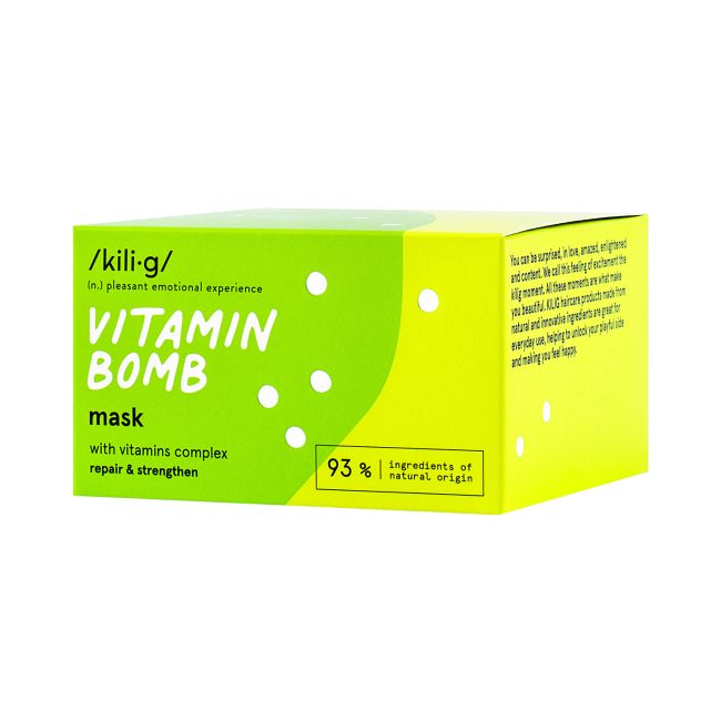 KILIG VITAMIN BOMB plaukų kaukė, 200 ml