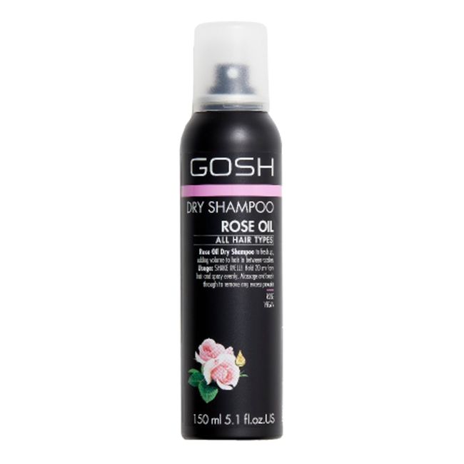 GOSH ROSE OIL sausasis plaukų šampūnas, 150 ml
