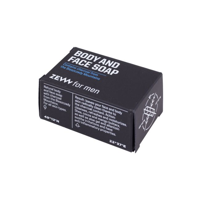 ZEW FOR MEN veido ir kūno muilas, 85 ml