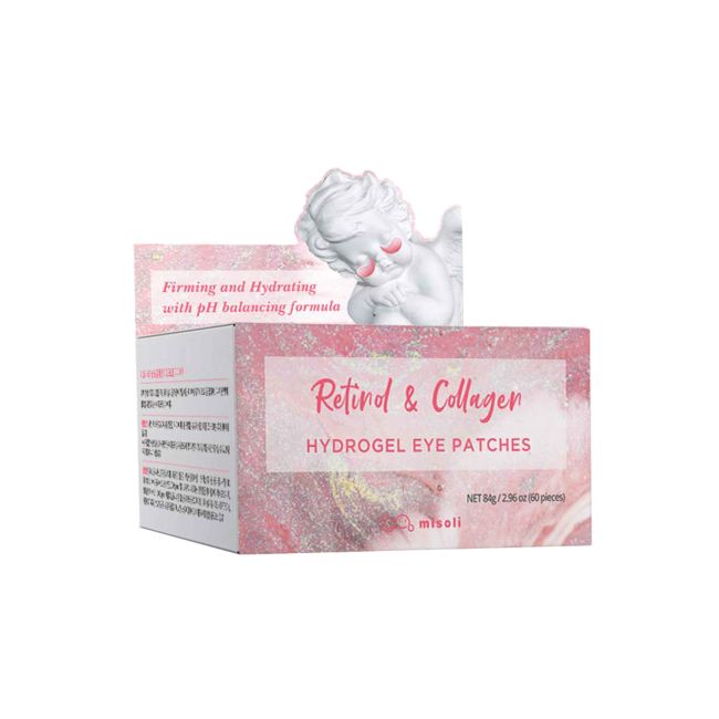 MISOLI RETINOL & COLLAGEN HYDROGEL paakių padukai (60 vnt.)