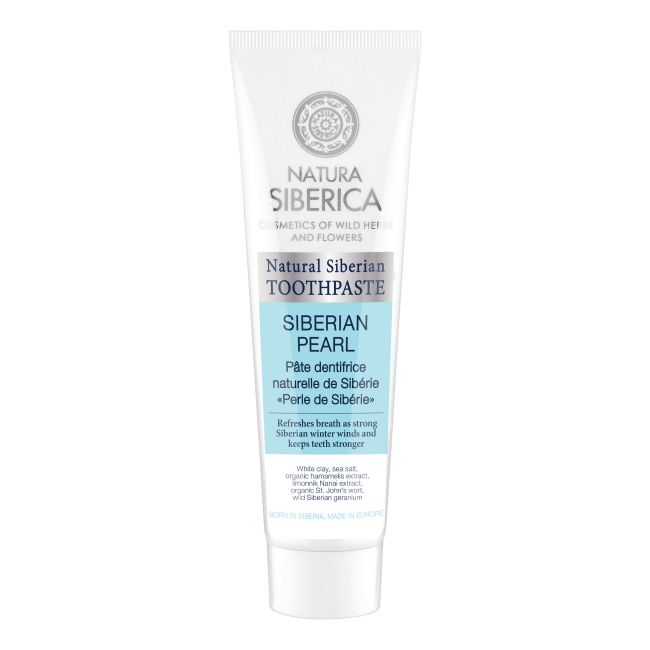 NATURA SIBERICA SIBERIAN PEARL dantų pasta, 100 g