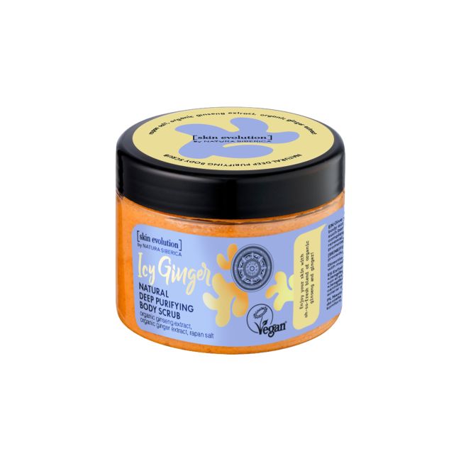 NATURA SIBERICA SKIN EVOLUTION ICY GINGER kūno šveitiklis, 300 g