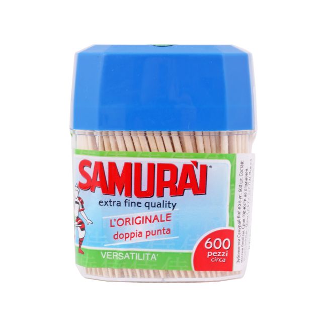 SISMA SAMURAI dantų krapštukai (600 vnt.)