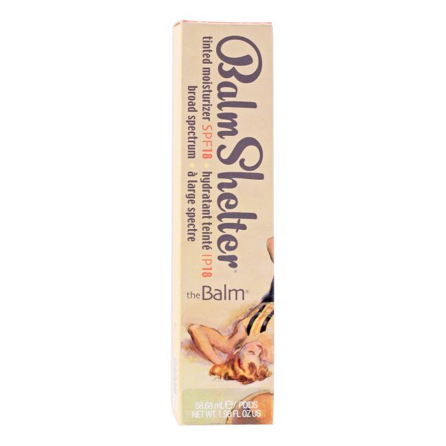 THE BALM SHELTER DARK drėkinamasis ir atspalvį suteikiantis veido kremas, 58,68 ml