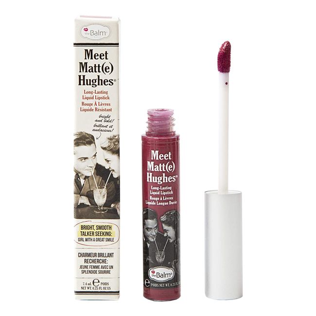 THE BALM MEET MATT(E) HUGHES LONG LASTING skystieji lūpų dažai, 7,4 ml