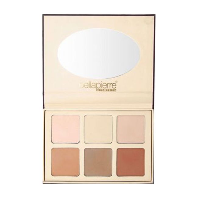 BELLAPIERRE CONTOUR & HIGHLIGHT veido bruožų modeliavimo paletė, 17,28 g