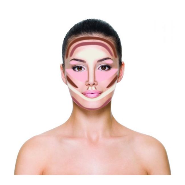 BELLAPIERRE CONTOUR & HIGHLIGHT veido bruožų modeliavimo paletė, 17,28 g
