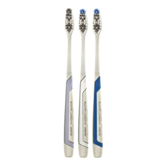 JORDAN EXPERT WHITE MEDIUM dantų šepetėlis