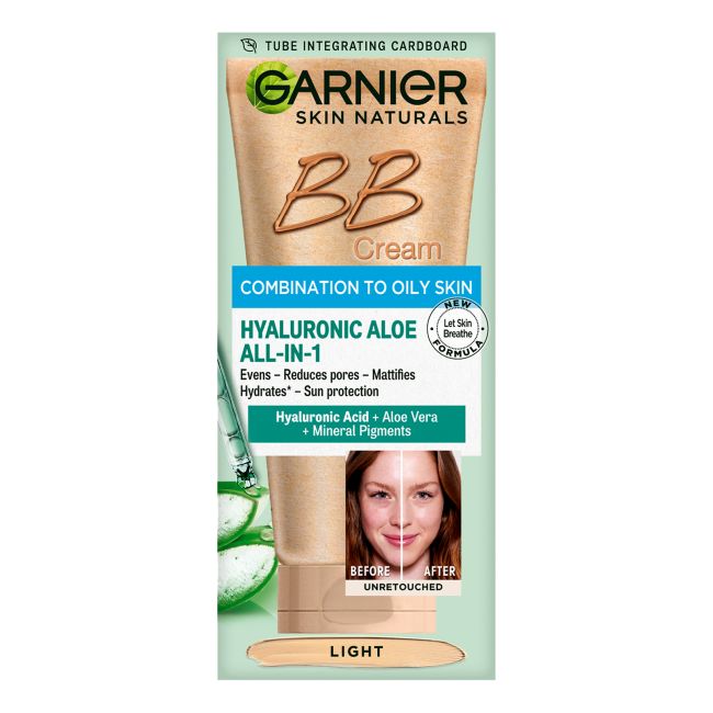 GARNIER BB HYALURONIC ALOE ALL-IN-1 JASNY veido kremas, 50 ml