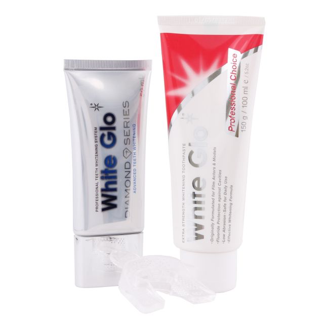 WHITE GLO DIAMOND SERIES dantų balinimo sistema