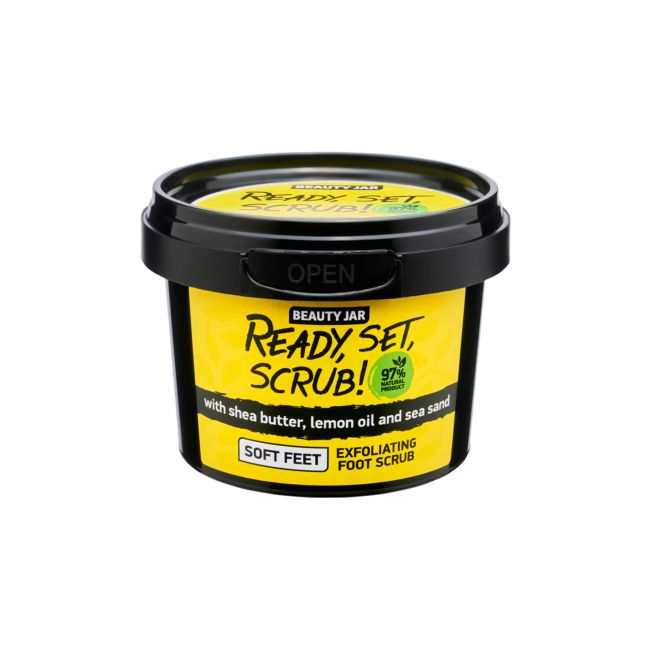 BEAUTY JAR READY, SET pėdų šveitiklis, 135 g