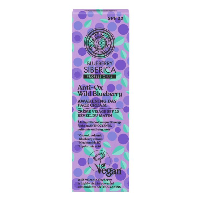 SIBERICA BLUEBERRY ANTI-OX WILD BLUEBERRY AWAKENING veido kremas, 50 ml