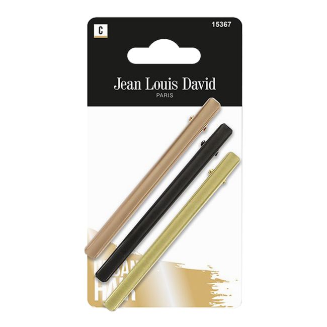 JEAN LOUIS DAVID plaukų segtukai - žnyplės (3 vnt.)