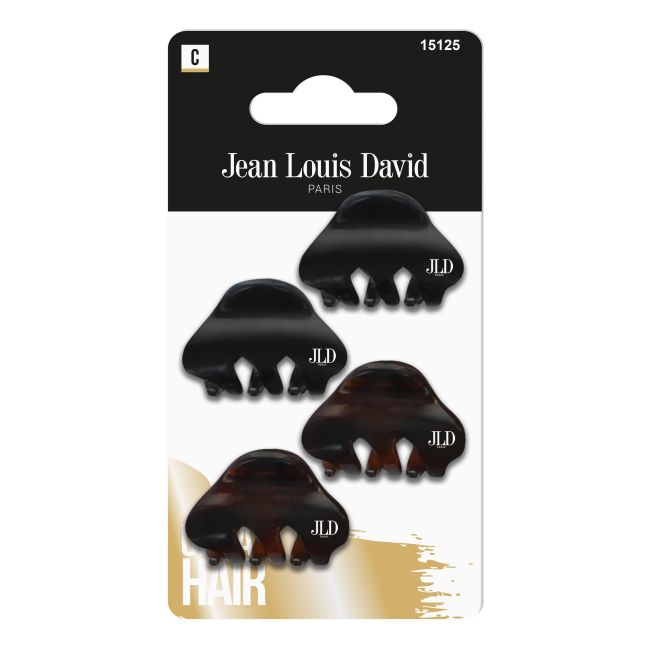 JEAN LOUIS DAVID plaukų segtukai - žnyplės (4 vnt.)