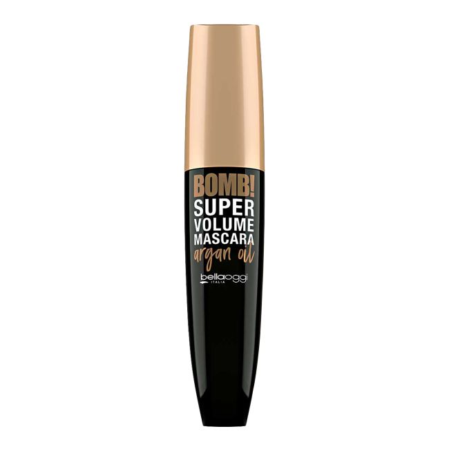 BELLAOGGI BOMB! SUPER VOLUME ARGAN OIL blakstienų tušas, 16 ml