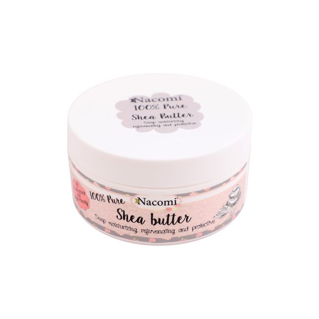NACOMI 100 % PURE SHEA kūno sviestas, 100 ml
