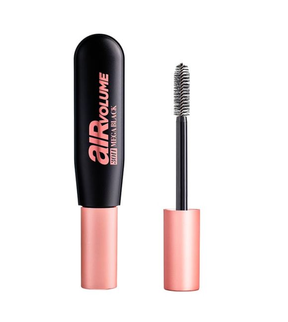 L'OREAL AIR VOLUME 30H MEGA BLACK blakstienų tušas, 9,4 ml