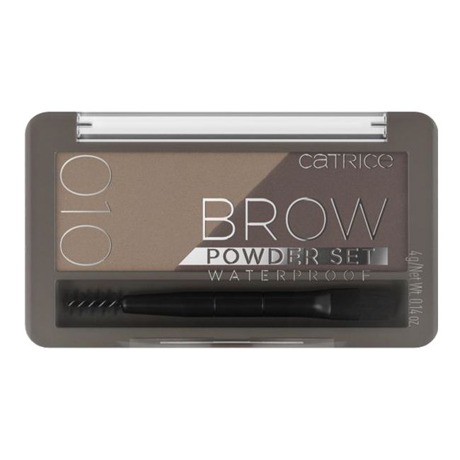 CATRICE BROW POWDER SET vandeniui atsparūs antakių šešėliai, 4 g