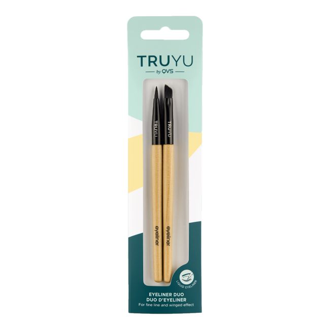 TRUYU DUO akių kontūro šepetėliai (2vnt.)