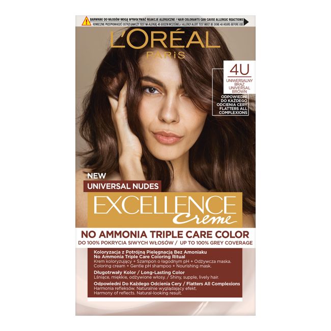 L'OREAL EXCELLENCE CREME UNIVERSAL NUDES plaukų dažai