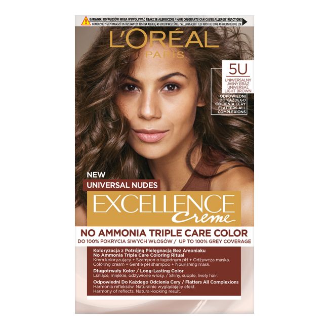 L'OREAL EXCELLENCE CREME UNIVERSAL NUDES plaukų dažai