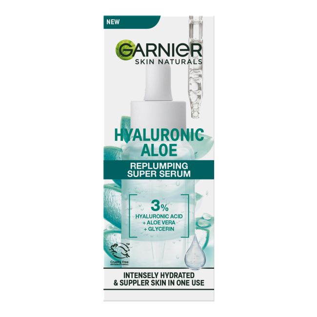 GARNIER HYALURONIC ALOE veido serumas, 30 ml