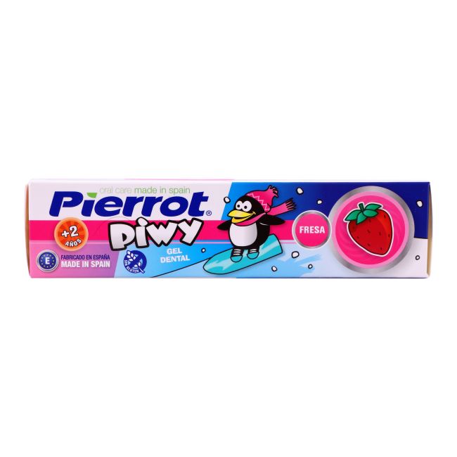 PIERROT PIWY STRAWBERRY vaikų dantų želė, 75 ml