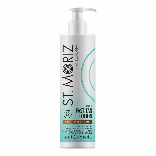 ST.MORIZ PROFESSIONAL 1 HOUR FAST TAN greito poveikio savaiminio įdegio losjonas, 200 ml