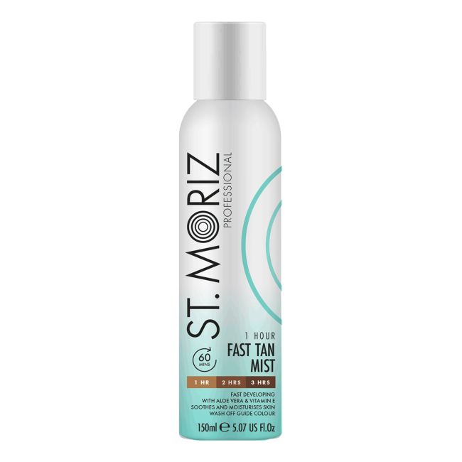 ST.MORIZ 1 HOUR FAST TAN greito poveikio savaminio įdegio purškiklis, 150 ml