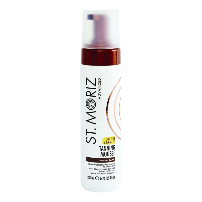 ST. MORIZ ADVANCED COLOUR CORRECT ULTRA DARK savaiminio įdegio putos, 200 ml
