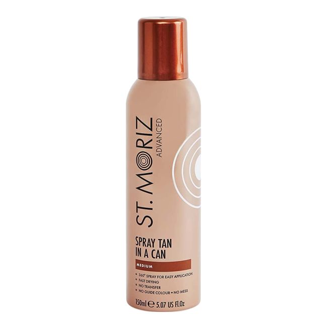 ST. MORIZ ADVANCED MEDIUM greito poveikio savaiminio įdegio purškiklis, 150 ml