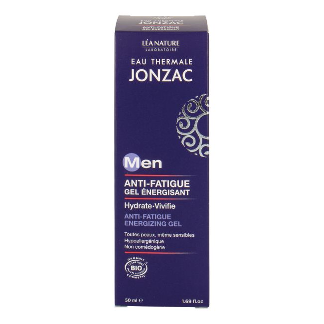 EAU THERMALE JONZAC MEN ANTI-FATIGUE ENERGIZING veido želė, 50 ml