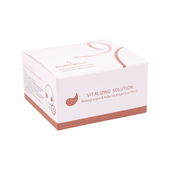 BEAUUGREEN POMEGRANATE & RUBY HYDROGEL paakių padukai (60 vnt.)