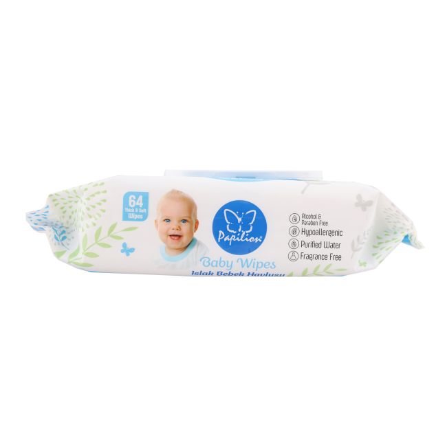 PAPILION BABY drėgnos servetėlės (64 vnt.)
