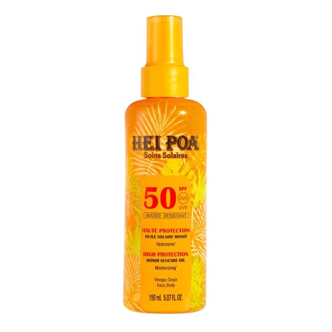 HEI POA MONOI SUNCARE OIL SPF50 apsauginis kūno aliejus nuo saulės, 150 ml