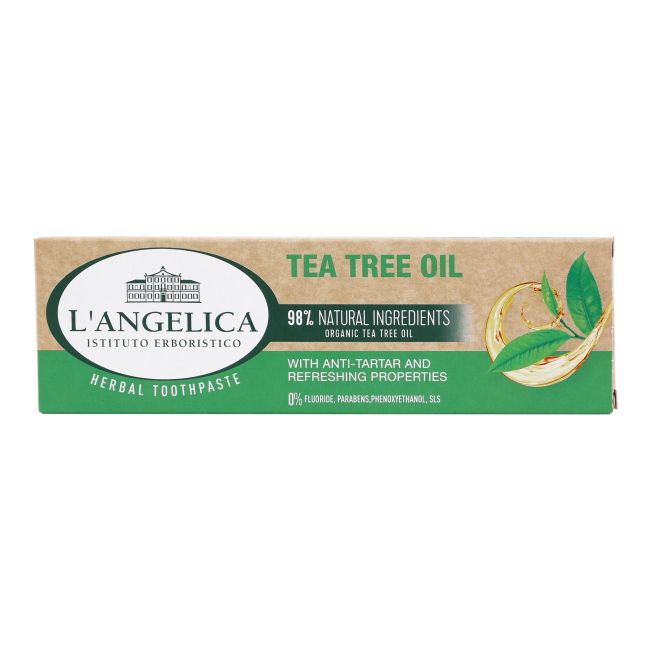L'ANGELICA TEA TREE OIL dantų pasta, 75 ml