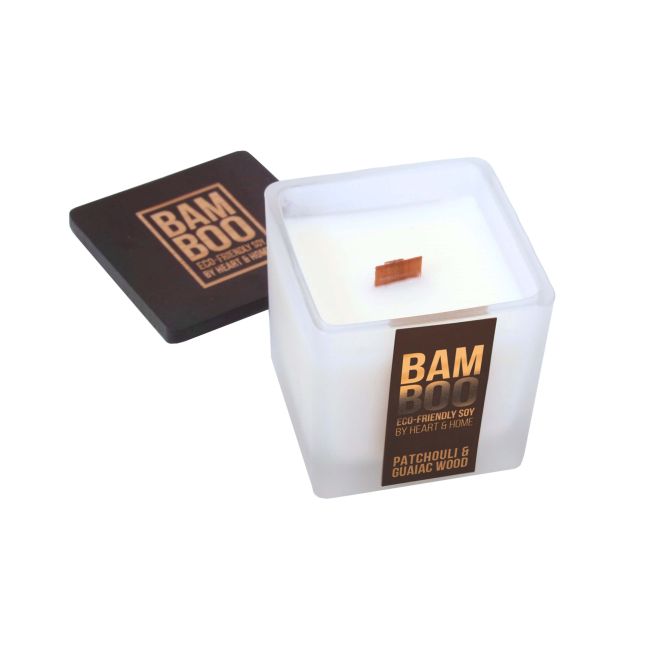 BAMBOO PATCHOULI & GUAIAC WOOD aromatinė žvakė, 80 g