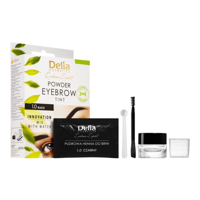 DELIA POWDER TINT antakių priežiūros rinkinys