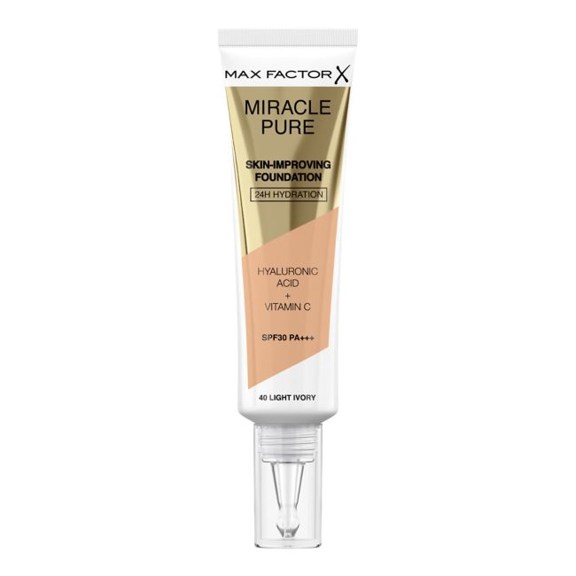 MAX FACTOR MIRACLE PURE SKIN-IMPROVING makiažo pagrindas, 30 ml