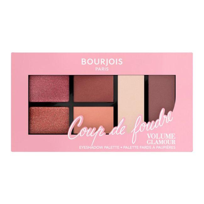 BOURJOIS VOLUME GLAMOUR akių vokų šešėlių paletė, 8,4 g