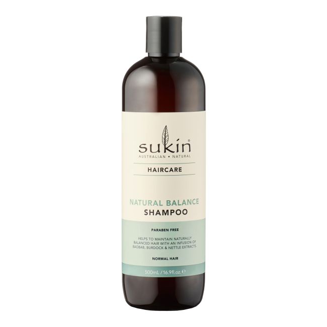 SUKIN NATURAL BALANCE plaukų šampūnas, 500 ml
